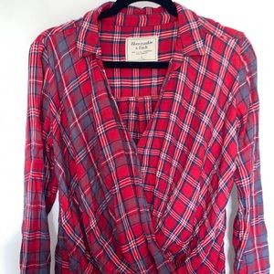 flannel abercrombie & fitch